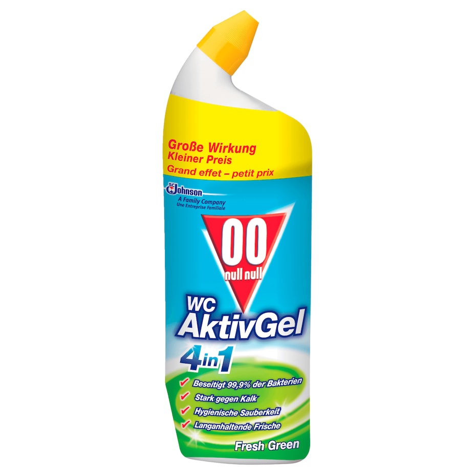 Null Null WC Aktiv Gel 4in1 Fresh Green - 0,75L