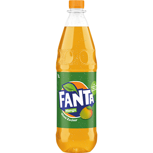 Fanta Mango Zero ohne Zucker 1 l PET