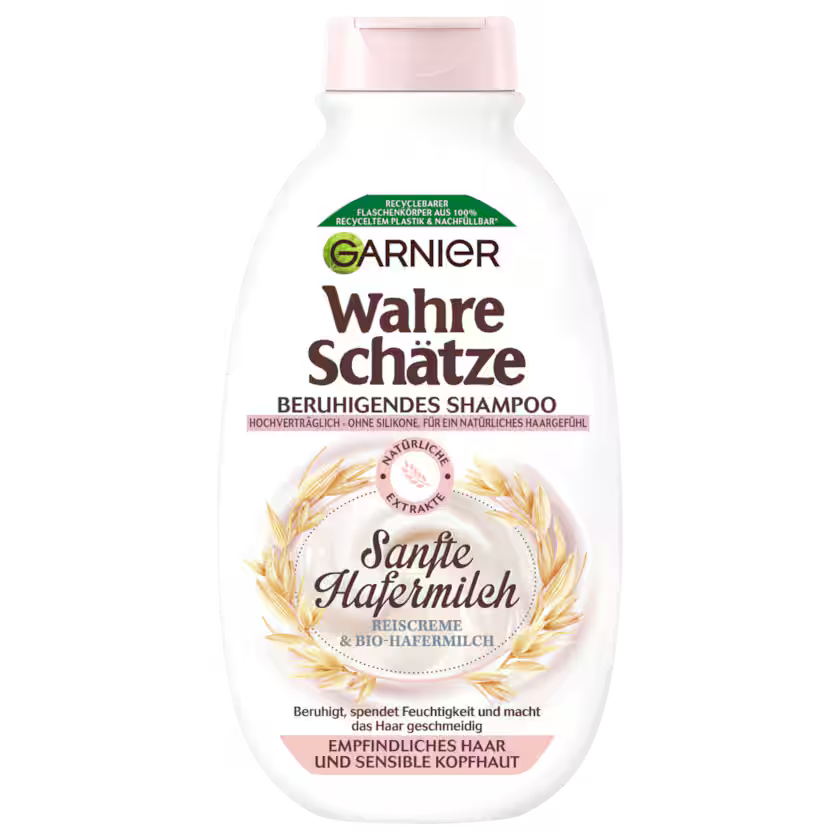 Garnier Wahre Schätze Beruhigendes Shampoo Sanfte Hafermilch 250ml
