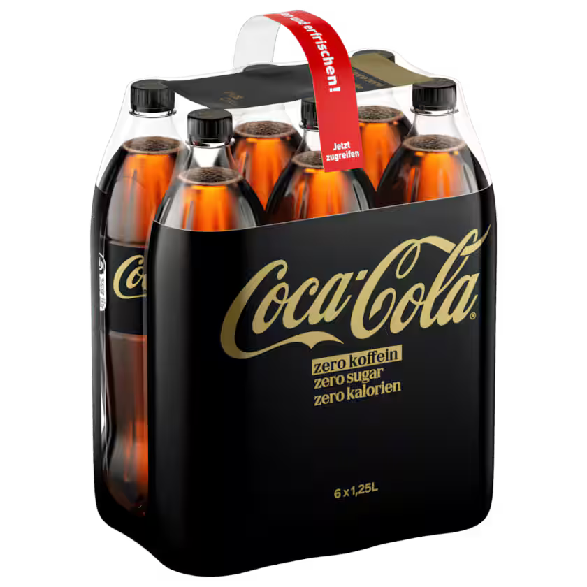 Coca-Cola Zero Sugar Koffeinfrei 6x1,25l (EINWEG)