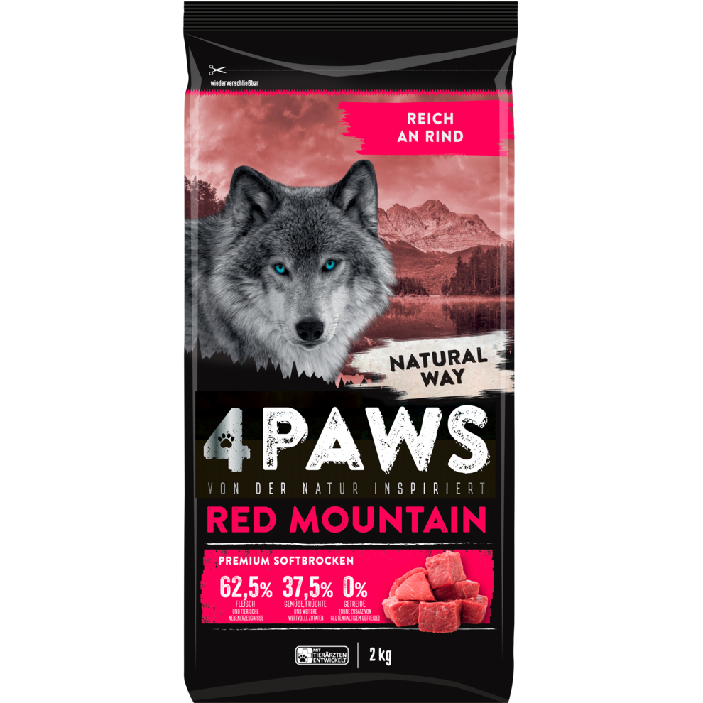 4PAWS Red Mountain reich an Rind - 2KG