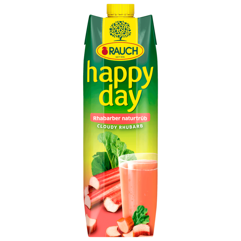 Rauch - Happy Day Rhabarber 1L