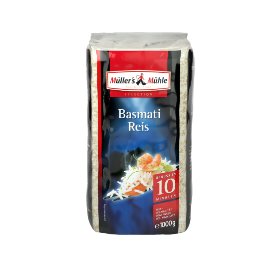 Müllers Mühle Basmati Reis 1000G