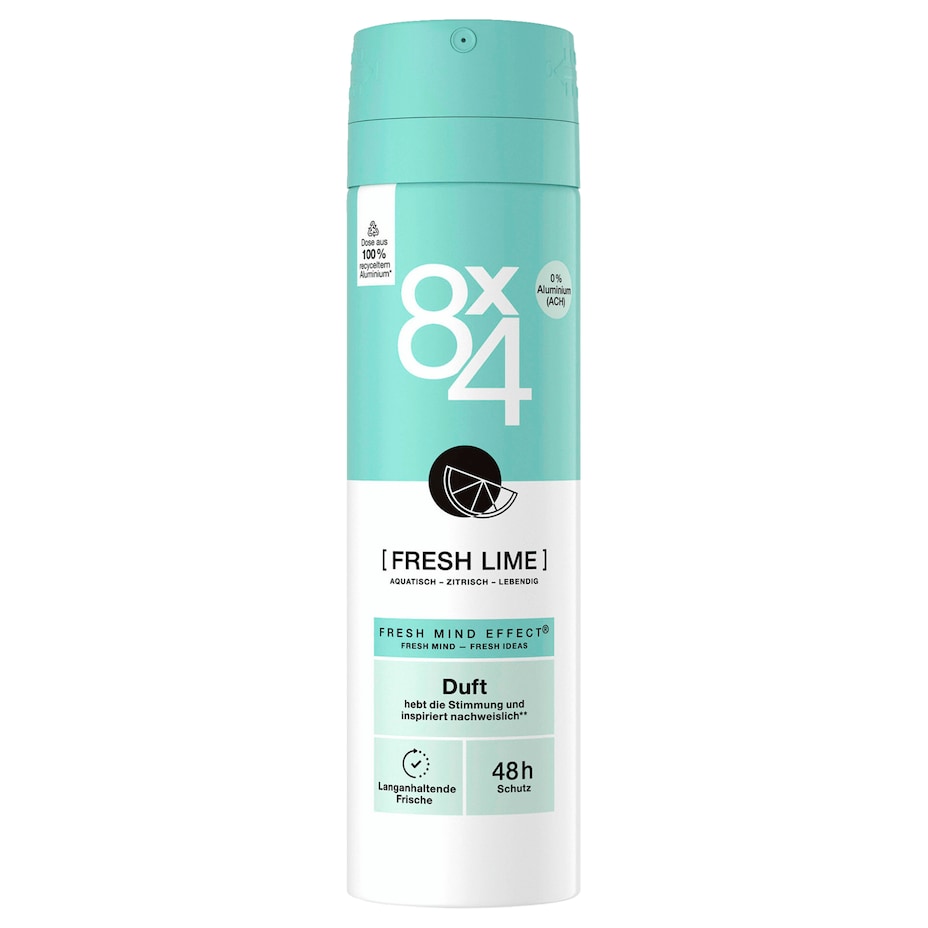 8x4 Deodorant "Fresh Lime" - 150ML