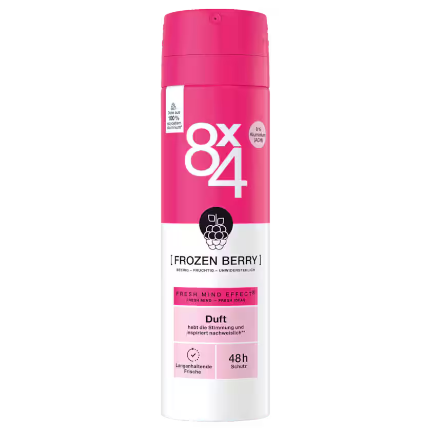 8x4 Deospray N°15 Frozen Berry 150ml