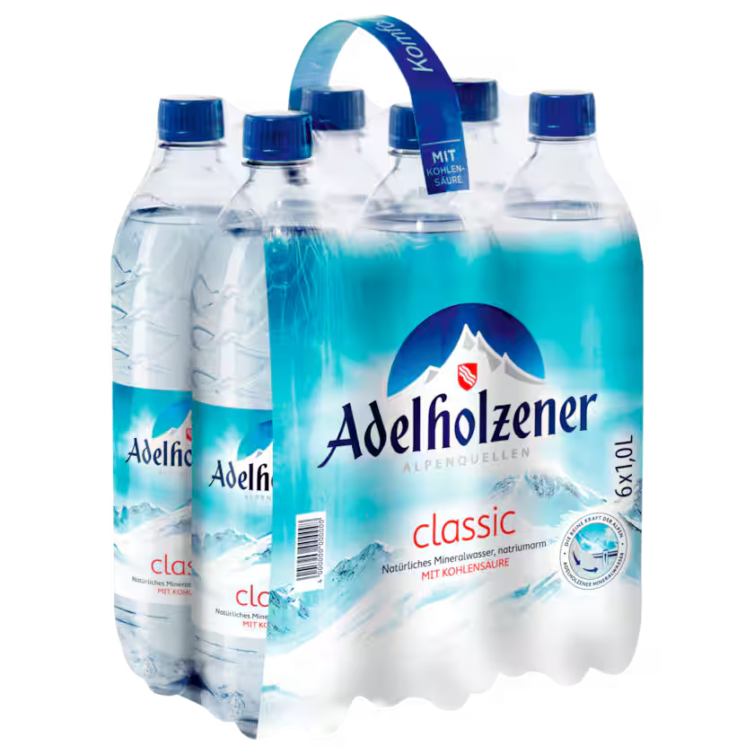 Adelholzener Mineralwasser Classic 6x1l (EINWEG)