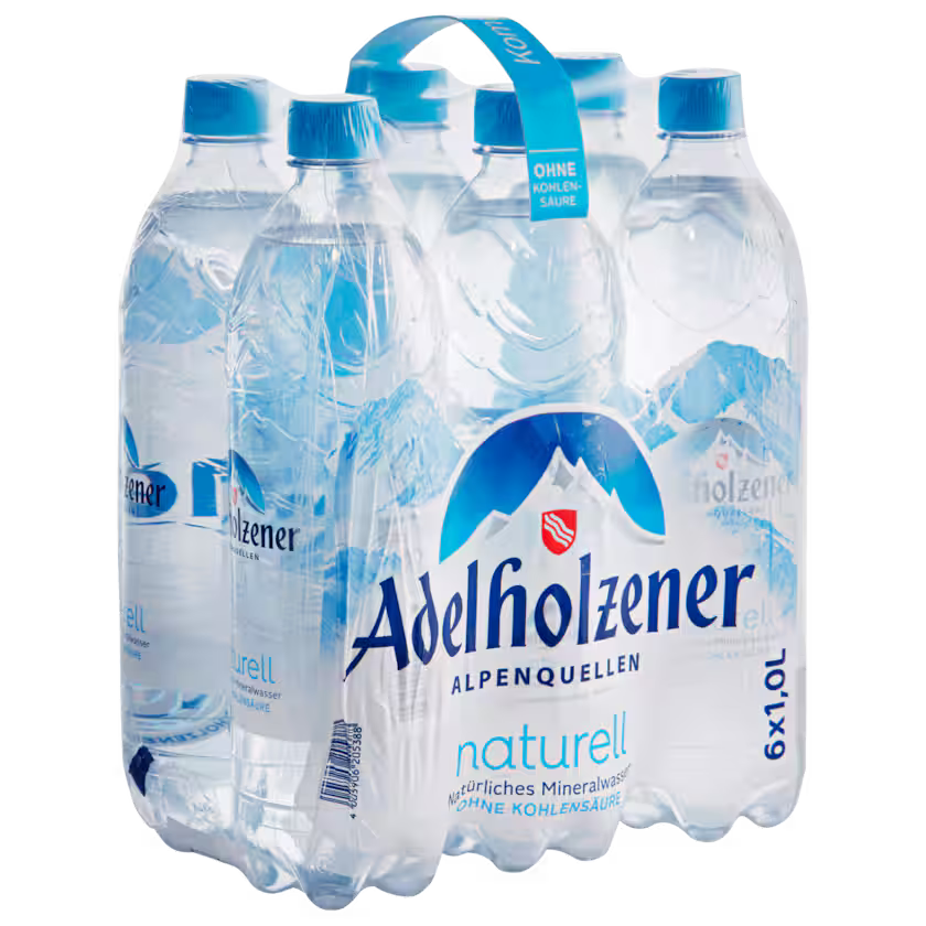 Adelholzener Mineralwasser Naturell 6x1l (EINWEG)