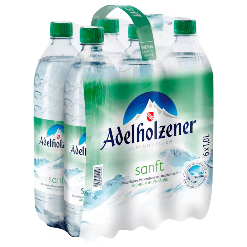 Adelholzener Mineralwasser Sanft 6x1l (EINWEG)