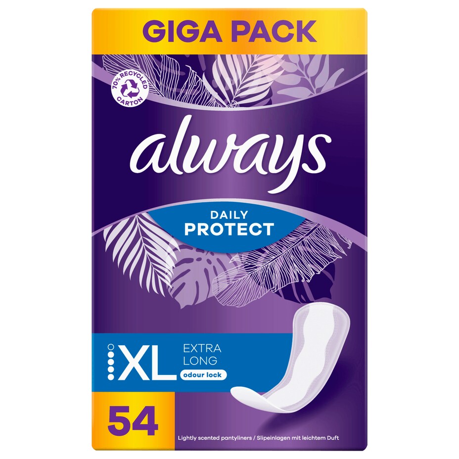 Always Daily Fresh Slipeinlagen - XL - Giga Pack - 54ST