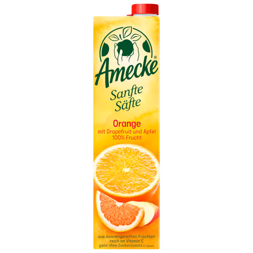 Amecke Sanfte Säfte Orange mit Grapefruit & Apfel 1l