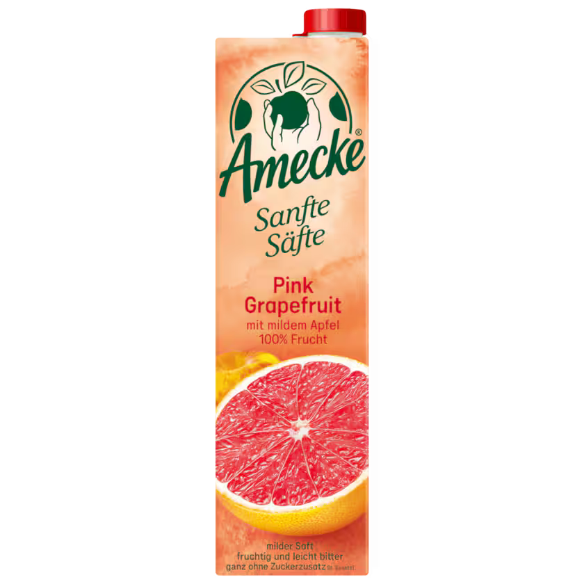 Amecke Sanfte Säfte Pink Grapefruit- Apfel-Sweetie 1l