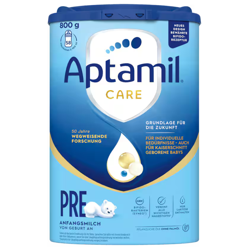 Aptamil Care Pre Anfangsmilch von Geburt an 800g