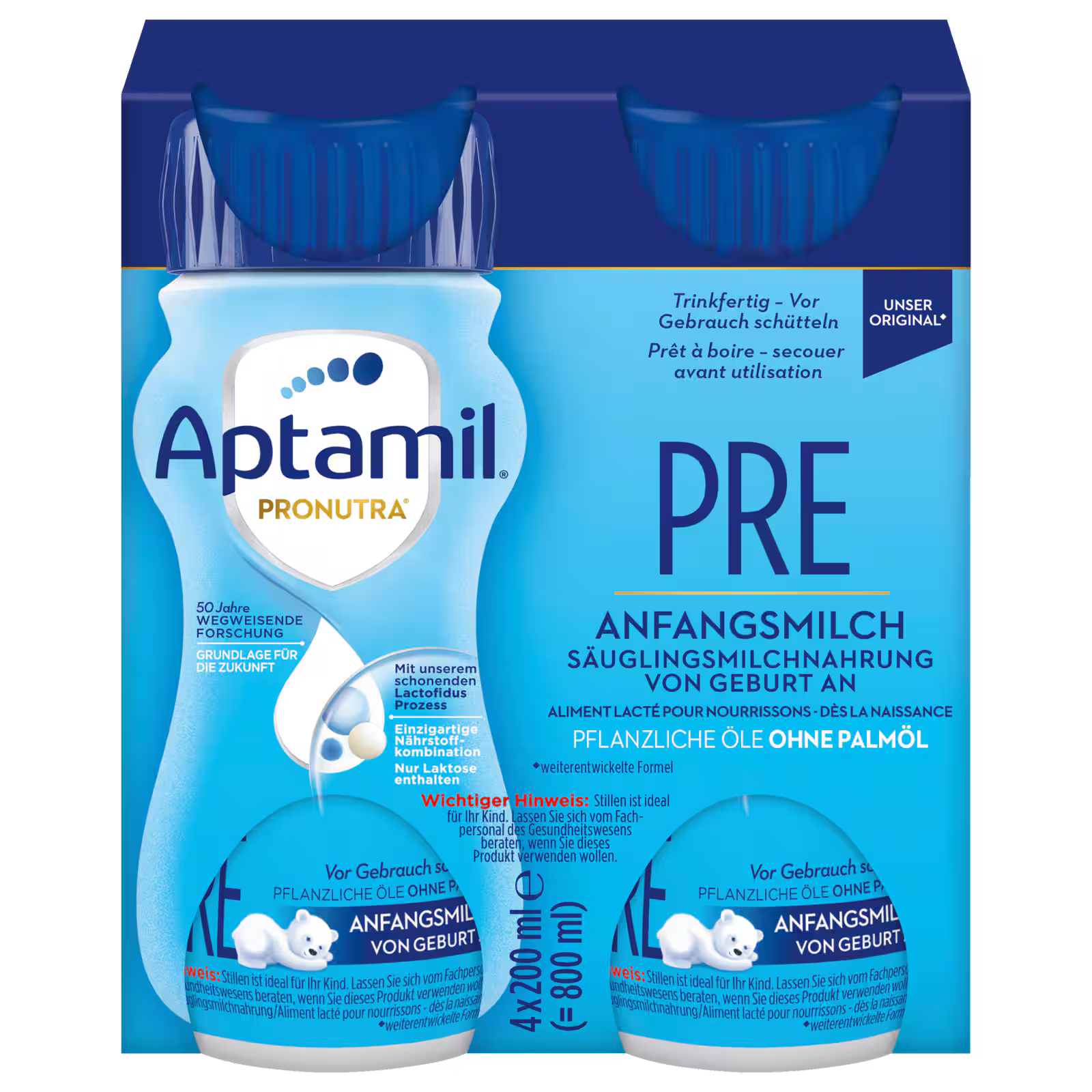 Aptamil Pronutra Advance Pre Anfangsmilch 4x200ml