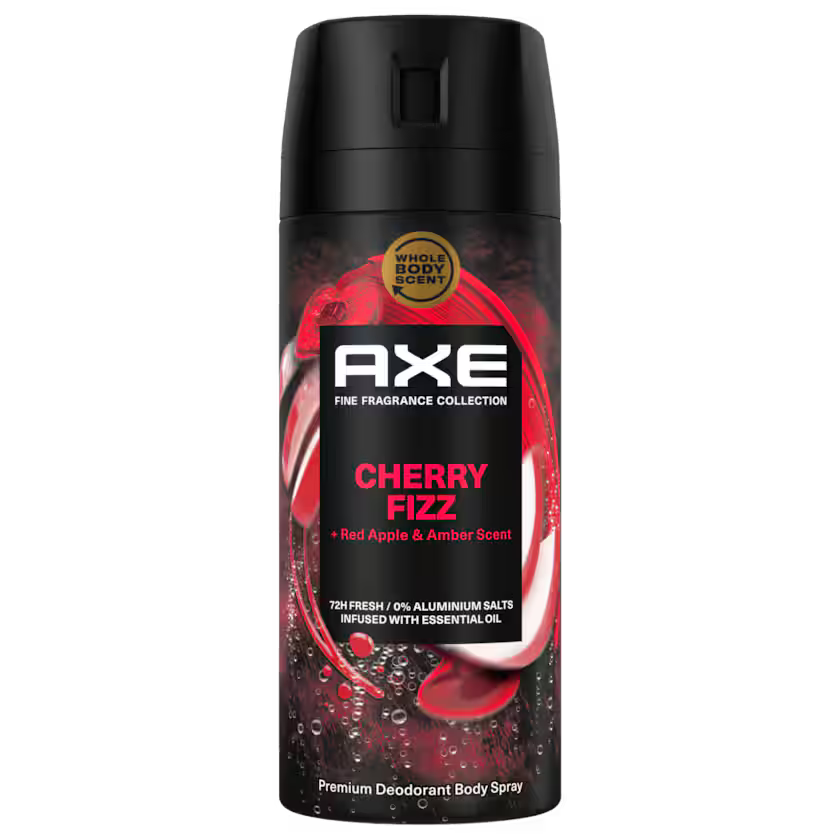 Axe Deospray Cherry Fizz ohne Aluminiumsalze - 150ml