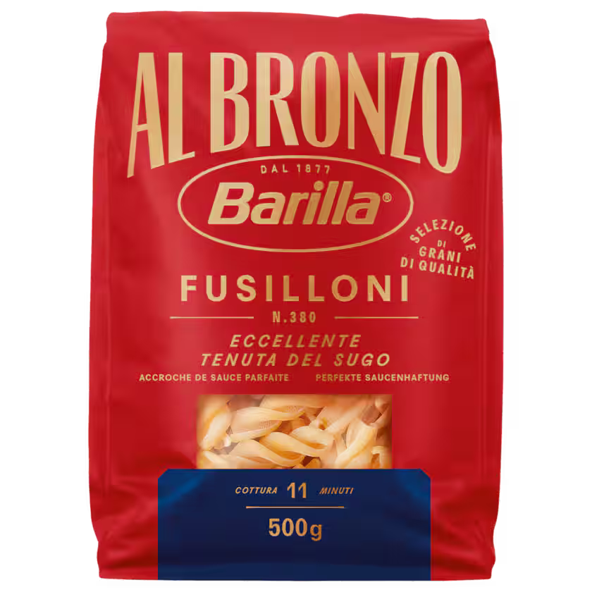 Barilla Al Bronzo Fusilloni Nr. 380 500g