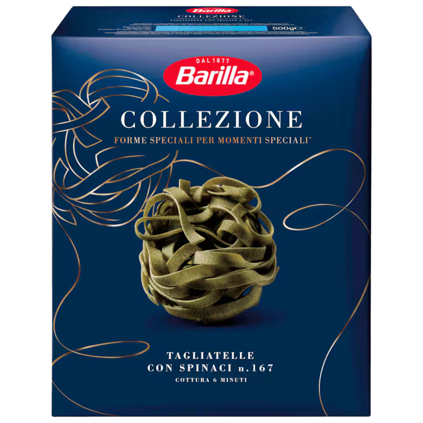 Barilla Collezione Tagliatelle con Spinaci Nr.167 500g