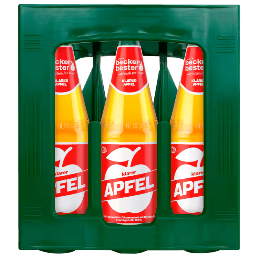 Beckers Bester Apfelsaft klar 6x1l (MEHRWEG)