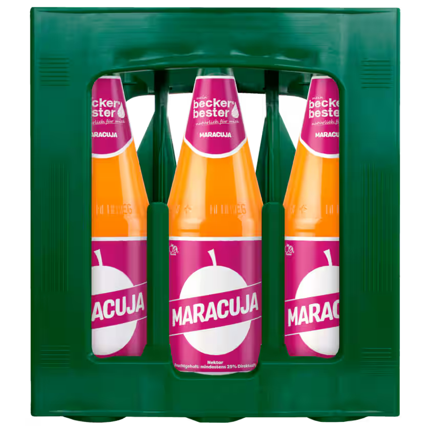 Beckers Bester Maracuja-Nektar 6x1l (MEHRWEG)