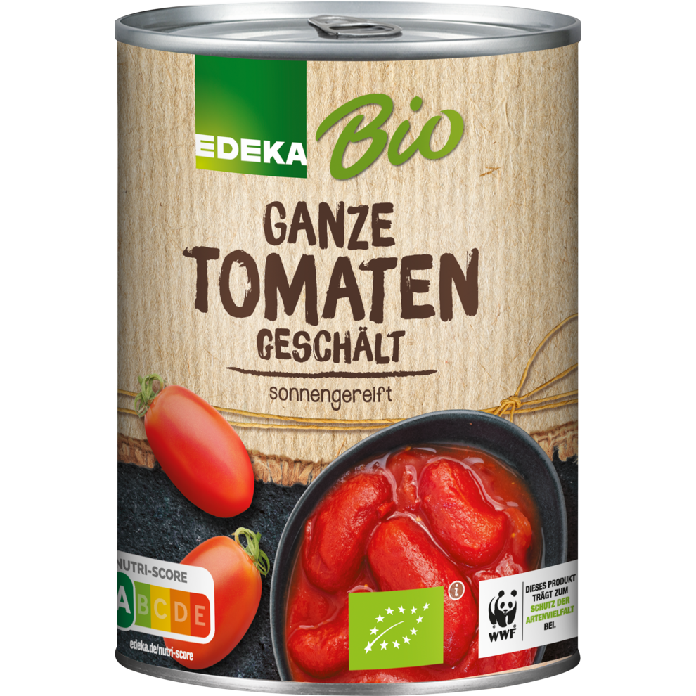 EDEKA Bio Tomaten ganz und geschält in Tomatensaft 400g