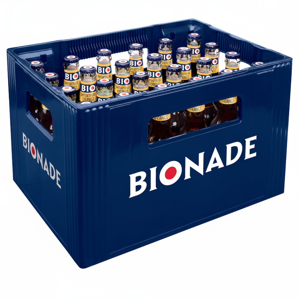 Bionade Orange naturtrüb 24 x 0,33L (Glas) MEHRWEG Kiste