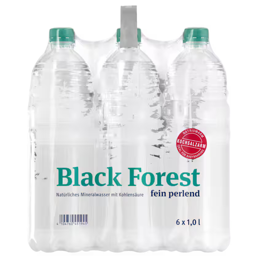 Black Forest Mineralwasser fein perlend 6x1l (EINWEG)