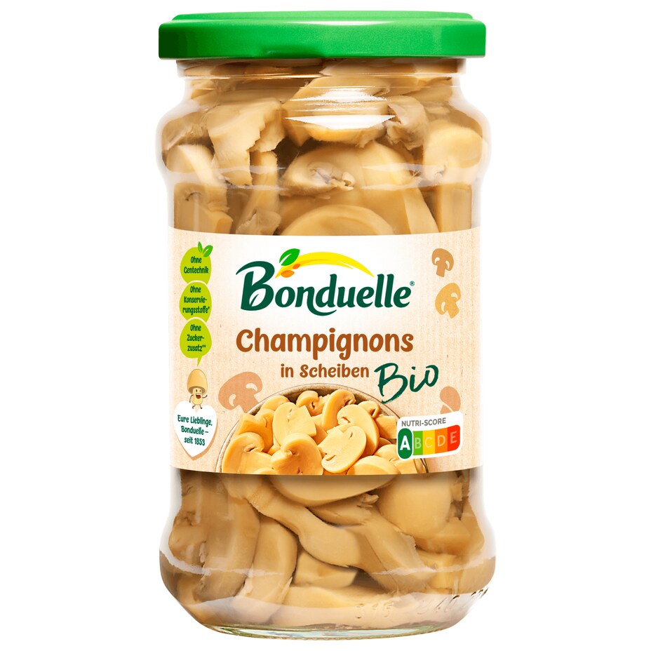 Bonduelle - Bio Champignons geschnitten - 170G