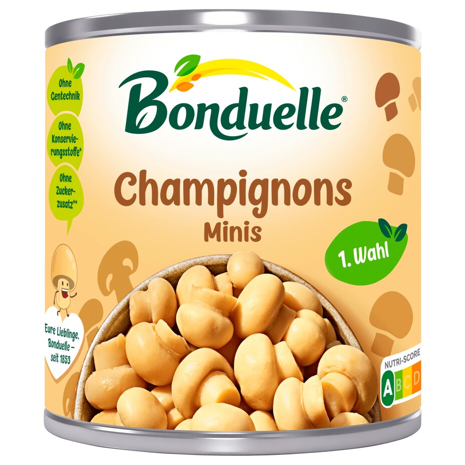 Bonduelle - Champignons in Scheiben Minis 1. Wahl - 195G