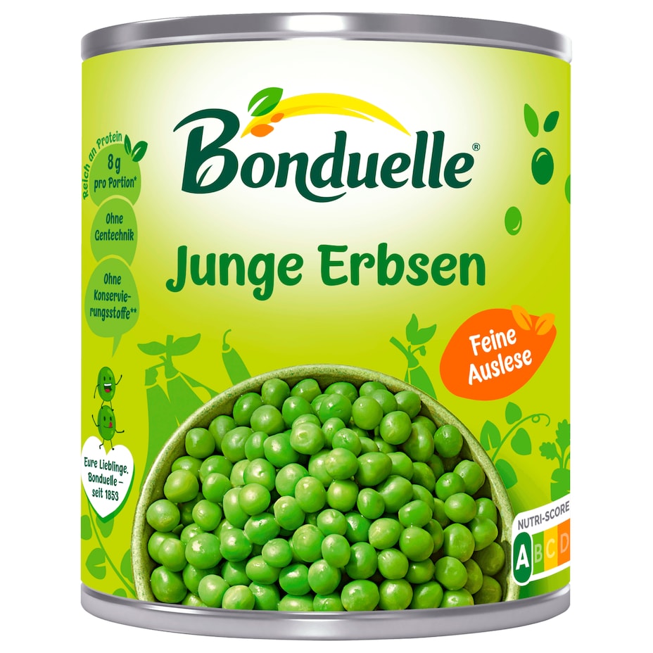 Bonduelle Junge Erbsen zart und fein 560g
