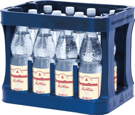 Burgwallbronn Mineralwasser Naturelle Kasten 12 x 1 l PET