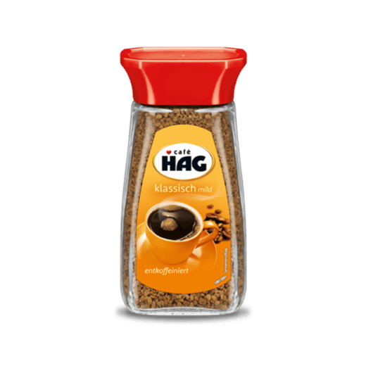 Café HAG klassisch mild entkoffeiniert 100G