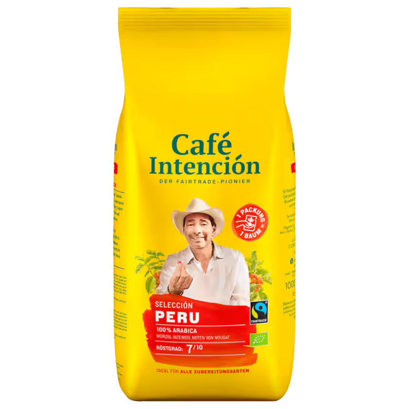 Café Intención Bio Peru Bohne 1 kg