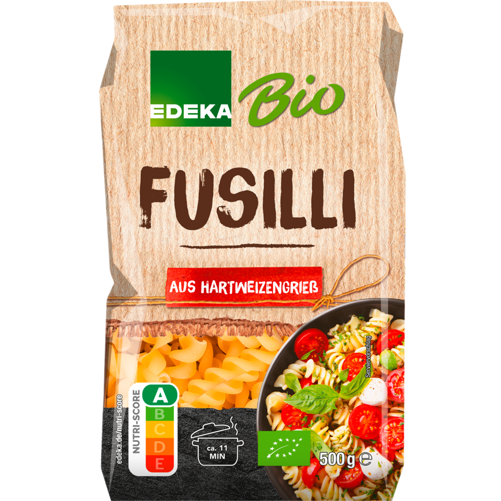 EDEKA Bio Fusilli Hartweizen 500G