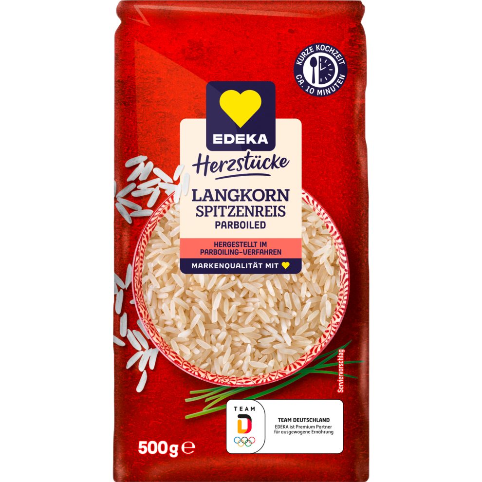 EDEKA Herzstücke Langkorn Spitzenreis Parboiled - 500G