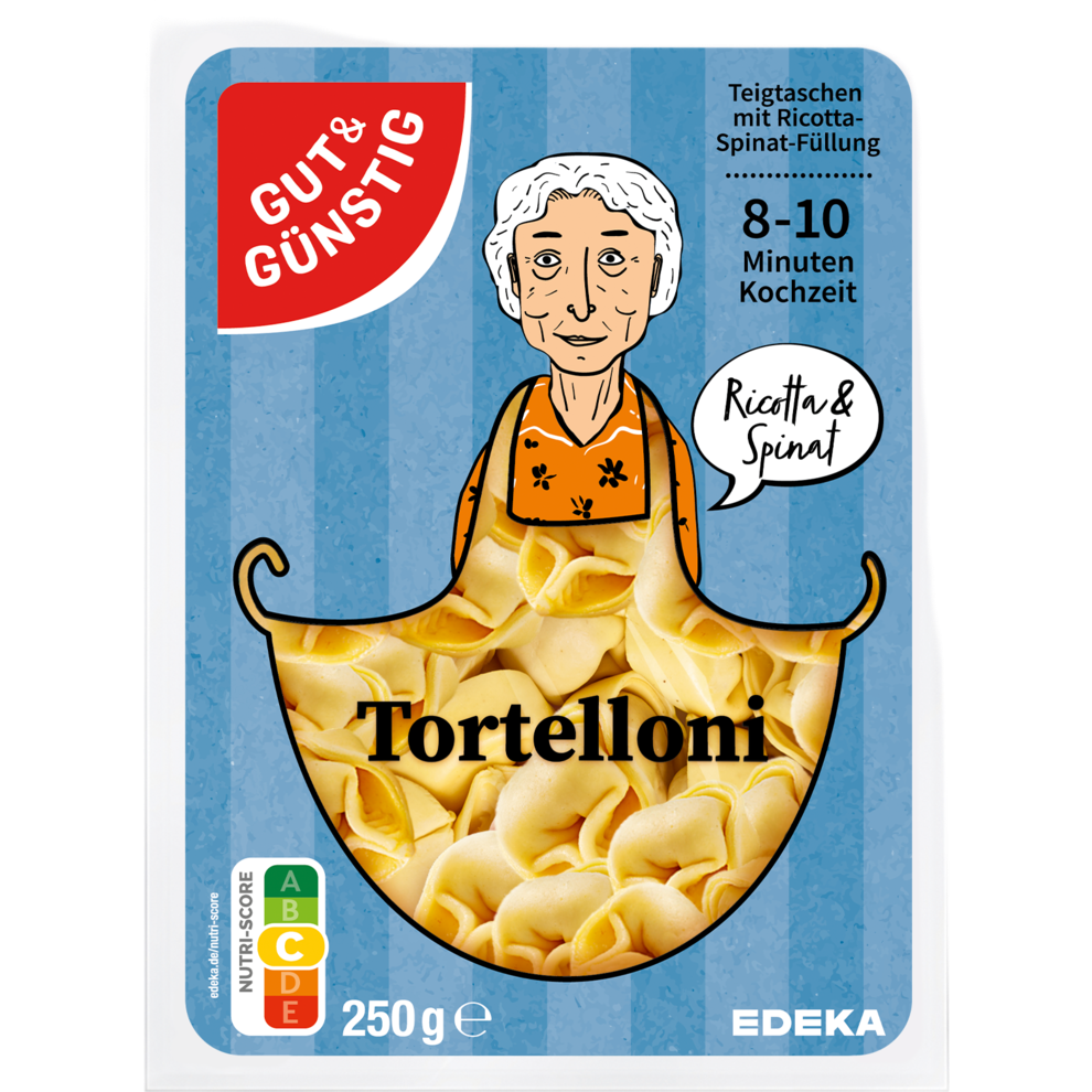 Gut & Günstig Tortellini Ricotta & Spinat - 250G