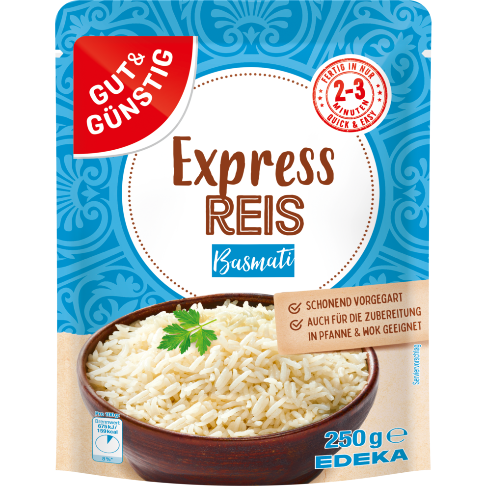 Gut & Günstig Express Reis Basmati - 250G