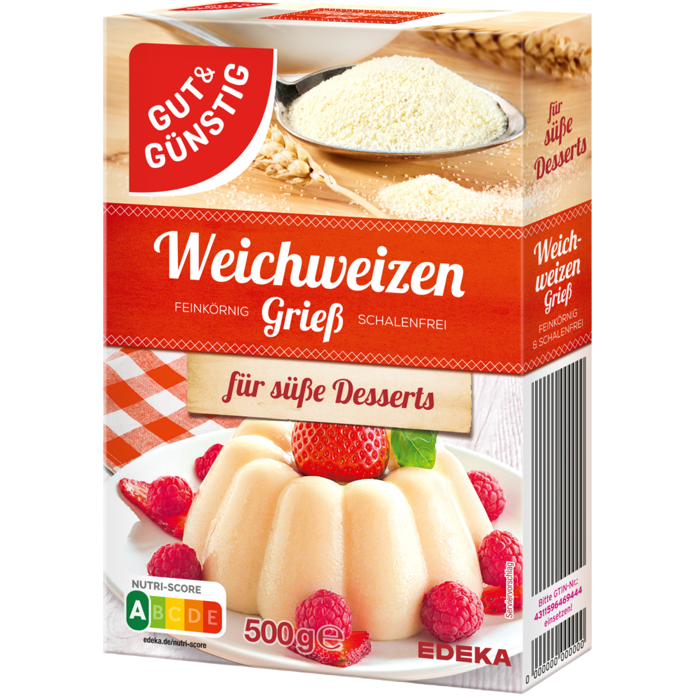 Gut & Günstig Weichweizengrieß - 500G