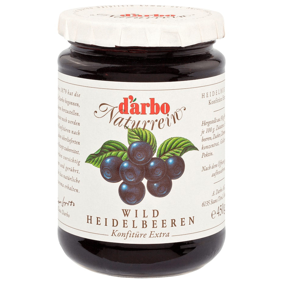 d’arbo Naturrein – Wild Himbeeren Konfitüre 450G