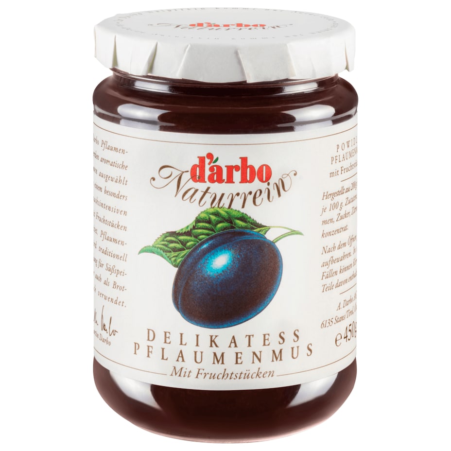 D'arbo Naturrein - Delikatess Plaumenmus 450G