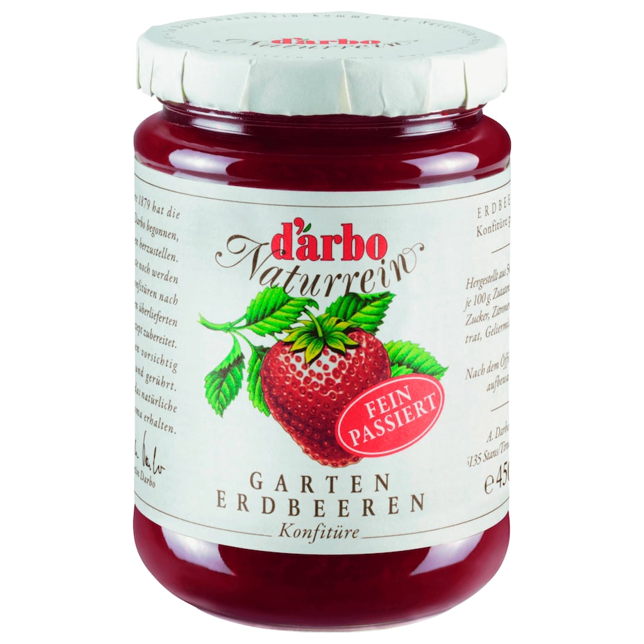 D'arbo Naturrein - Garten Erdbeeren fein passiert 450G