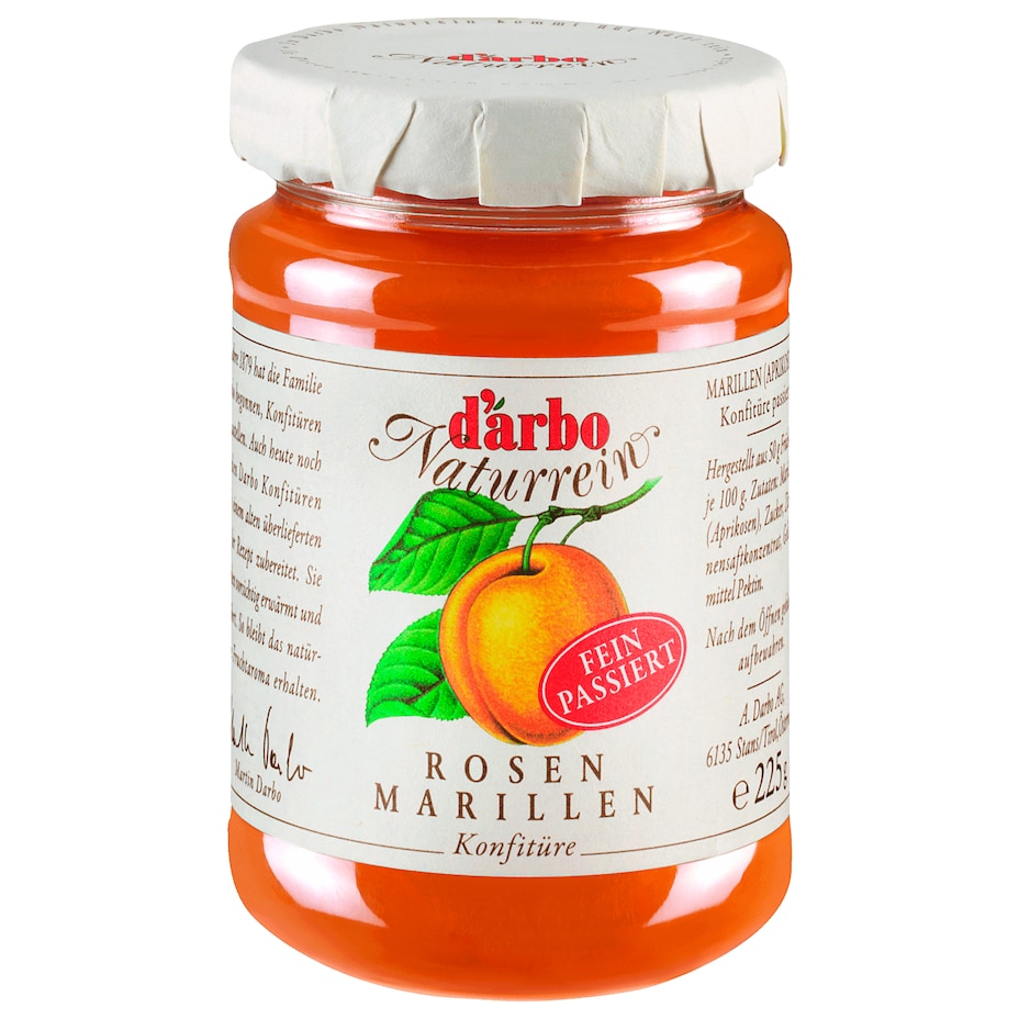 D'arbo Naturrein - Rosenmarille Konfitüre 225G