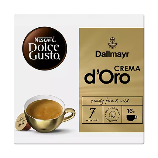 Dallmayr Crema d'Oro - Nescafé Dolce Gusto - 16 Kapseln