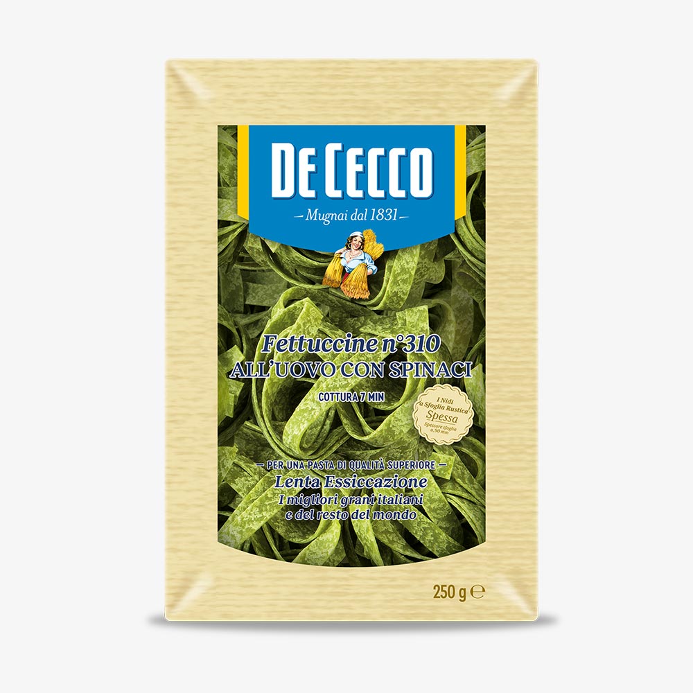 De Cecco Fettuccine Spinaci n°310 - 250g