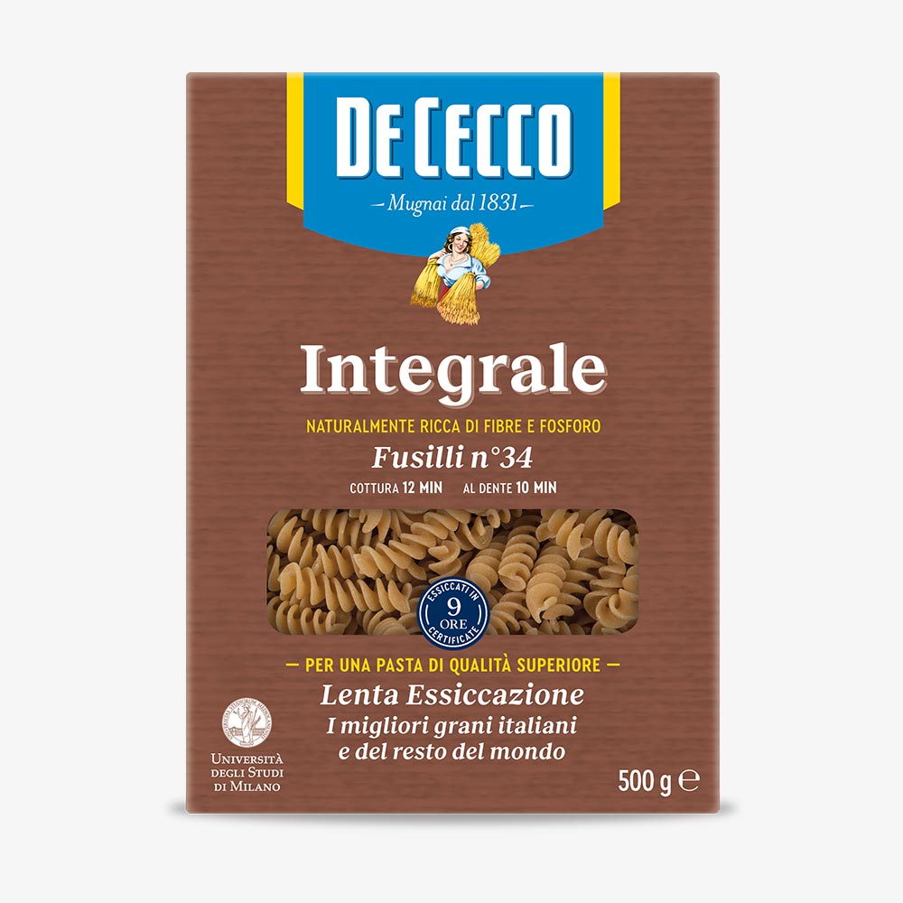 De Cecco Integrale Fusilli n°34 - 500g