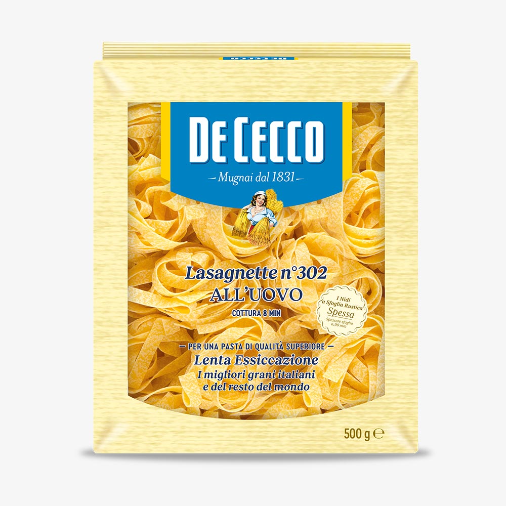 De Cecco Lasagnette n°302 all'Uovo - 500g