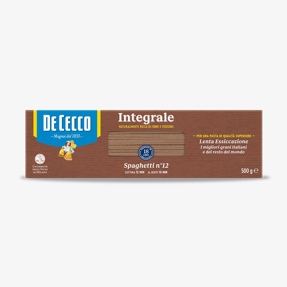 De Cecco Spaghetti integrali n°12 - 500g