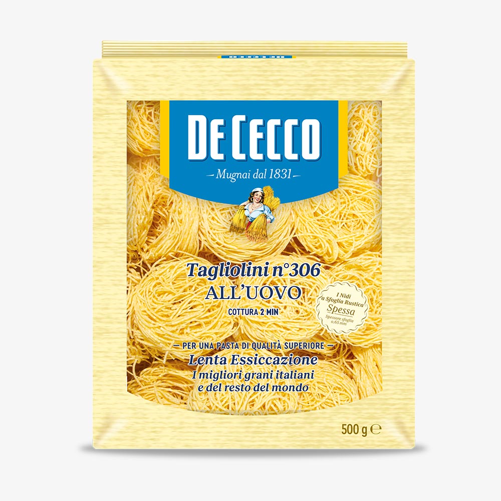 De Cecco Tagliolini all'uovo n°306 - 500g