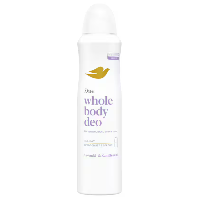Dove Whole Body Deo Spray Lavendel- & Kamillenduft 150ml