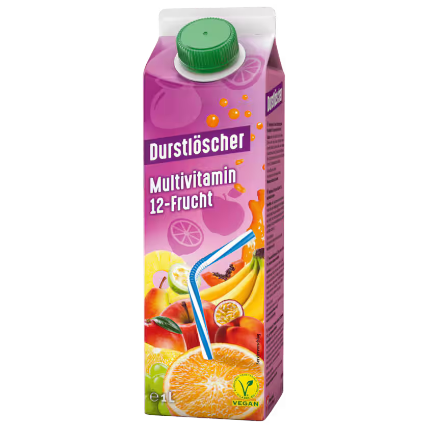 Durstlöscher Multivitaminsaft vegan 1l