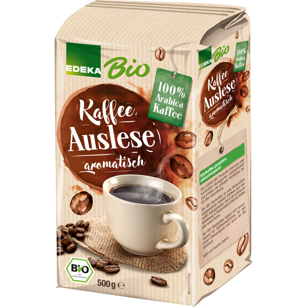 EDEKA Bio Kaffee Auslese - gemahlen 500G