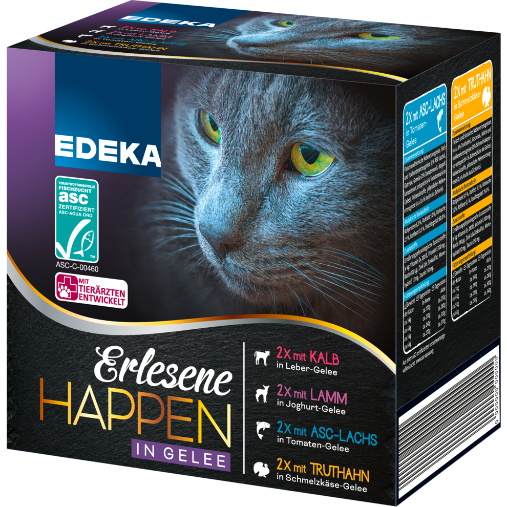 EDEKA - Erlesene Happen in Gelee - Multipack 8x85G